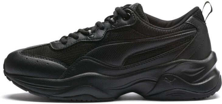 PUMA Cilia Dames Sneakers Black Silver Peach Bud - Foto 4