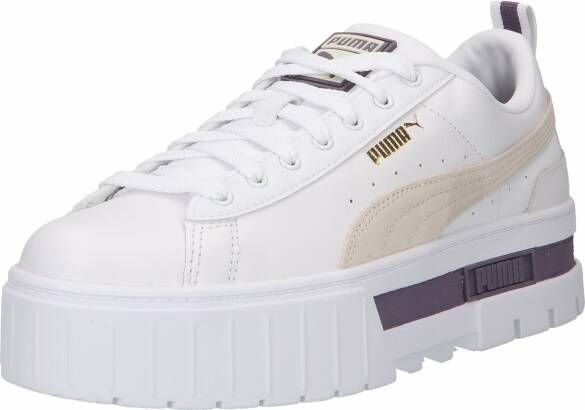 PUMA SELECT Mayze Leather Sneakers Dames Puma White Pristine - Foto 9