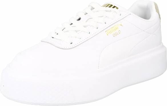 Puma Oslo Maja Clean Wn's Fashion sneakers Schoenen white white pebble gray maat: 38.5 beschikbare maaten:36 37.5 38.5 39 40.5 4