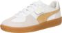 PUMA Palermo Lth Sneakers Leren Sneaker Wit - Thumbnail 7