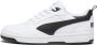 PUMA Rebound v6 Low heren sneaker sportschoen 392328 02 wit zwart - Thumbnail 7
