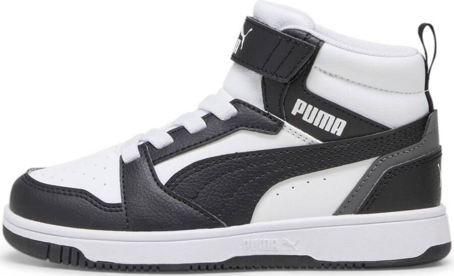 Puma Rebound V6 Mid sneakers wit zwart Imitatieleer Meerkleurig 32 5 - Foto 17