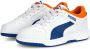 PUMA Rebound JOY Lo AC PS Unisex Sneakers White ClydeRoyal RickieOrange - Thumbnail 2