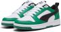 Puma Rebound V6 Lo sneakers wit zwart groen Leer Meerkleurig 24 - Thumbnail 6