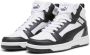 Puma Rebound V6 Mid Jr White Black shadow Gray (gs) Fashion sneakers Schoenen weiß maat: 37.5 beschikbare maaten:37.5 38.5 39 - Thumbnail 7