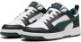 Puma Rebound V6 Lo Jr sneakers wit zwart donkergroen - Thumbnail 6