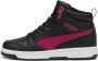 Puma Rebound v6 Mid sneakers zwart roze wit - Thumbnail 3
