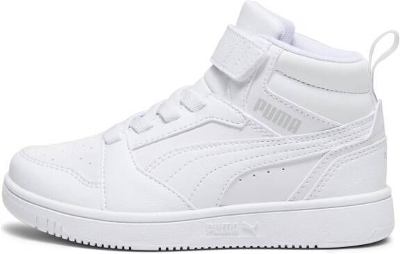 PUMA Rebound V6 Mid AC+ PS Unisex Sneakers White-Cool Light Gray - Foto 4