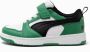 PUMA Rebound V6 Lo AC+ PS Unisex Sneakers White- Black-Archive Green - Thumbnail 6