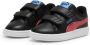 Puma Smash 3.0 L Masked Hero V sneakers zwart rood blauw Leer 20 - Thumbnail 2