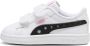 Puma Smash 3.0 Dance Party V sneakers wit zwart Leer 23 - Thumbnail 6