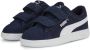 Puma Smash 3.0 SD V sneakers donkerblauw wit Suede Logo 20 - Thumbnail 6