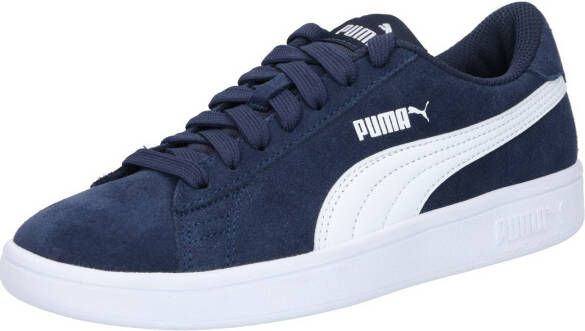 PUMA Smash v2 SD Jr Kinderen Sneakers Peacoat- White - Foto 5