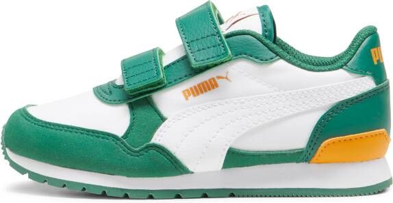Puma ST Runner V3 sneakers groen wit camel Imitatieleer 35 - Foto 4