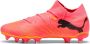 PUMA Future 7 Match Gras Kunstgras Voetbalschoenen (MG) Dames Roze Zwart Oranje - Thumbnail 5