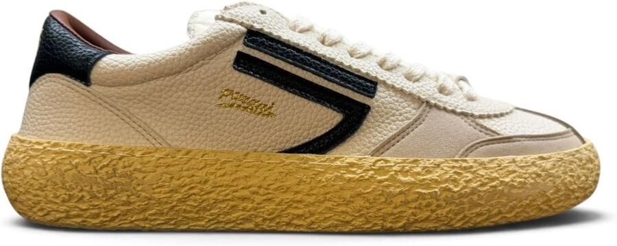 PURAAI Lage Sneakers Dames 1.01 Vintage Leer Beige - Foto 17