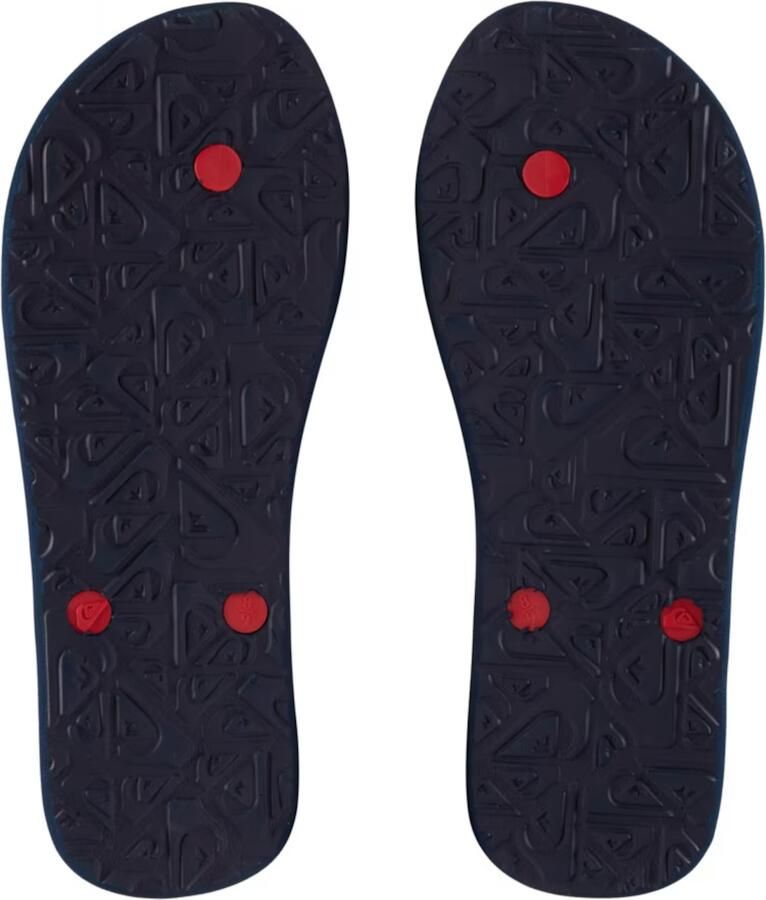 QUIKSILVER Teenslippers 'Molokai' rood wit - Foto 3