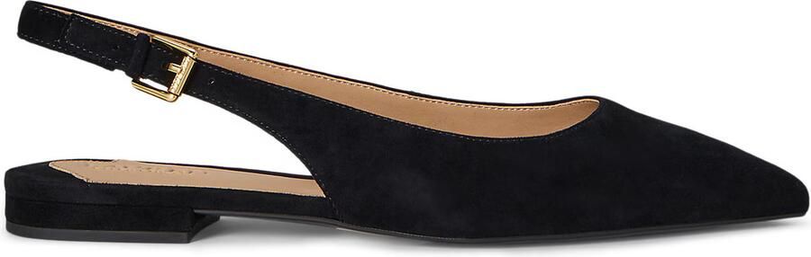 Lauren Ralph Lauren Sandalen met hak Londyn Slbck-Flats-Slingback in zwart