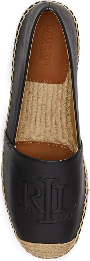 LAUREN RALPH LAUREN Espadrilles Dames Cameryn Lg 2 Maat: 38 Materiaal: Leer Kleur: Zwart - Foto 8
