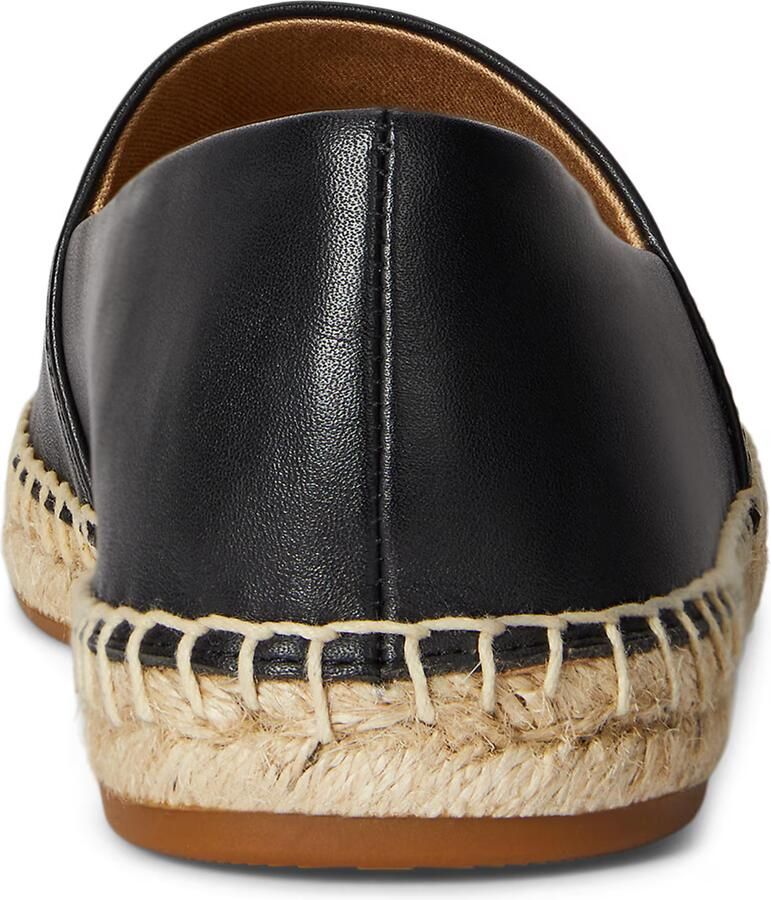 LAUREN RALPH LAUREN Espadrilles Dames Cameryn Lg 2 Maat: 38 Materiaal: Leer Kleur: Zwart - Foto 7