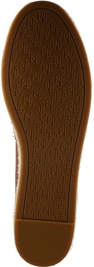 Lauren Ralph Lauren Espadrilles van leer met logodetail model 'CAMERYN' - Foto 2