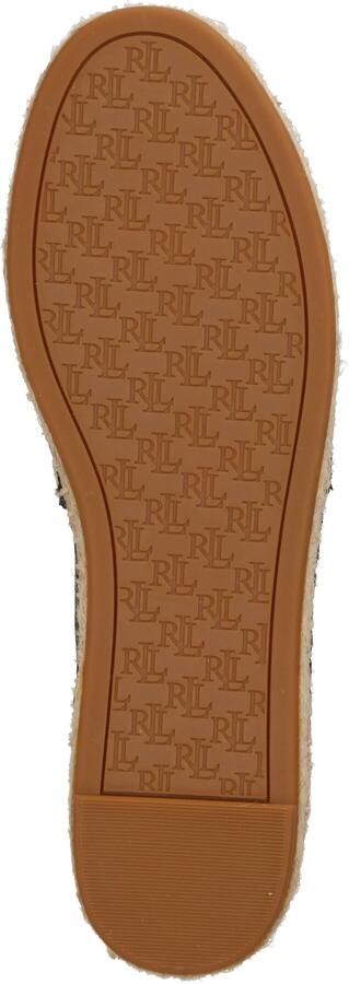 Lauren Ralph Lauren Espadrilles van leer met logodetail model 'CAMERYN' - Foto 3
