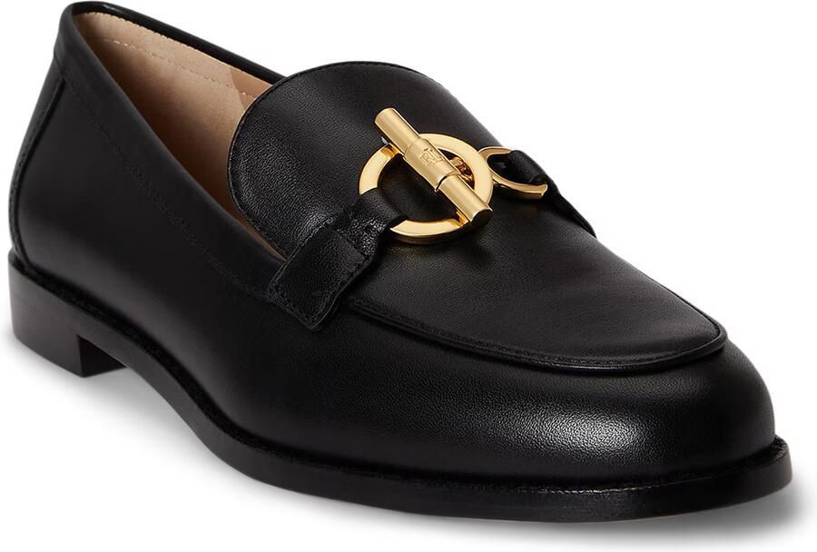 Lauren Ralph Lauren Loafers van echt leer met logo-applicatie model 'BLAIKE'