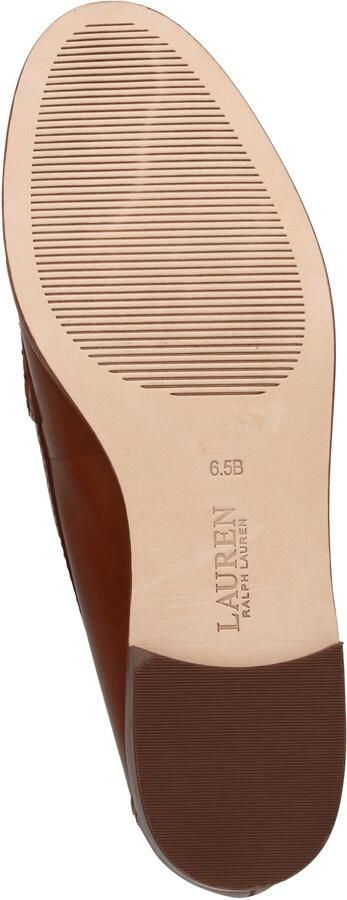 Lauren Ralph Lauren Pennyloafers van leer met labeldetail model 'WYNNIE' - Foto 5