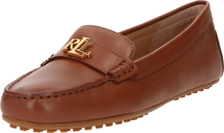 LAUREN RALPH LAUREN Mocassins Dames Barnsbury Flats Maat: 38 Materiaal: Leer Kleur: Bruin - Foto 14