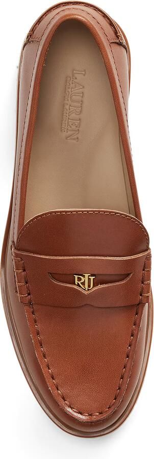 Lauren Ralph Lauren Loafers Marli-Flats-Loafer in bruin - Foto 7