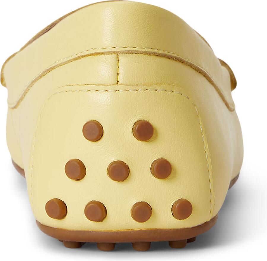 LAUREN RALPH LAUREN Loafers Dames Barnsbury Flats Driver Maat: 40 5 Materiaal: Leer Kleur: Geel - Foto 7