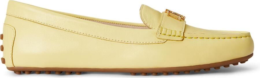 LAUREN RALPH LAUREN Loafers Dames Barnsbury Flats Driver Maat: 40 5 Materiaal: Leer Kleur: Geel - Foto 9