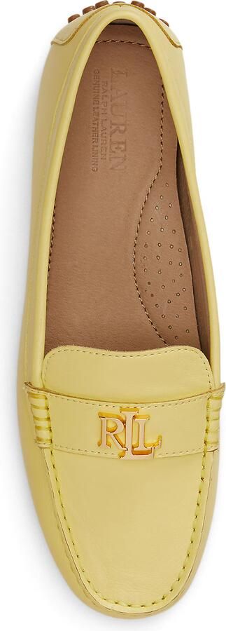 LAUREN RALPH LAUREN Loafers Dames Barnsbury Flats Driver Maat: 40 5 Materiaal: Leer Kleur: Geel - Foto 8