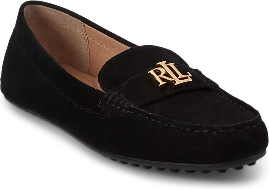 Lauren Ralph Lauren Leren loafers met labelapplicatie van Lauren Ralph LaureL model 'BARNSBURY' - Foto 9