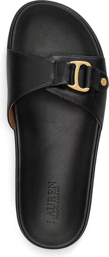 Lauren Ralph Lauren Slippers van echt leer model 'TASHA' - Foto 2