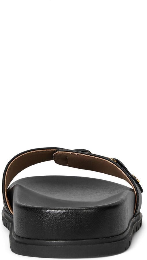 Lauren Ralph Lauren Slippers van echt leer model 'TASHA' - Foto 3