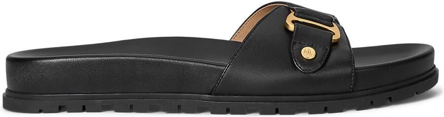 Lauren Ralph Lauren Slippers van echt leer model 'TASHA' - Foto 4