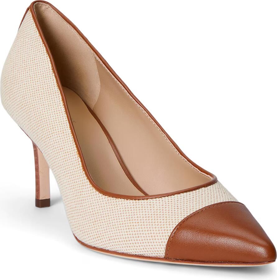 Lauren Ralph Lauren Pumps 'LANETTE' beige bruin - Foto 2
