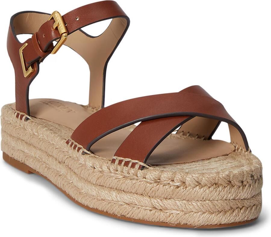 Lauren Ralph Lauren sandalen van puur leer model 'EMERYN ESPDR'