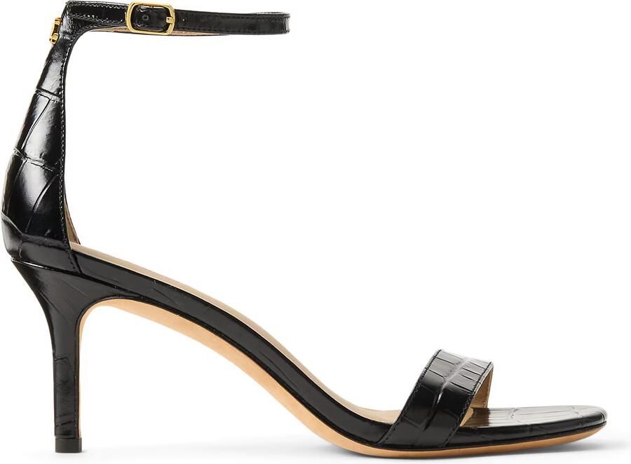 Lauren Ralph Lauren Sandalen met riem 'ALLIE' zwart