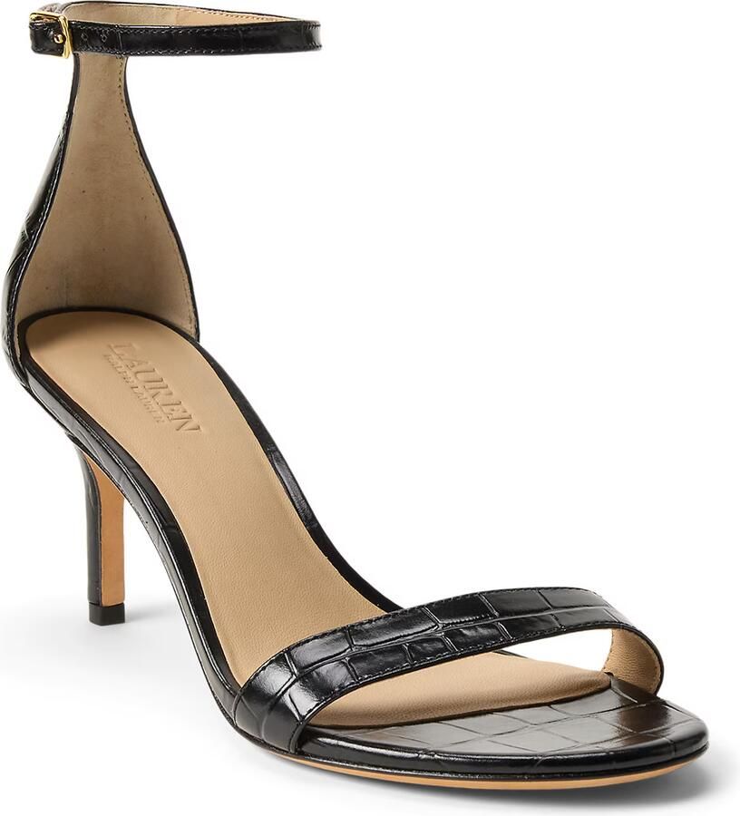 Lauren Ralph Lauren Sandalen met riem 'ALLIE' zwart - Foto 2