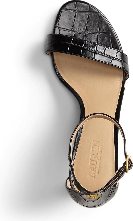 Lauren Ralph Lauren Sandalen met riem 'ALLIE' zwart - Foto 4