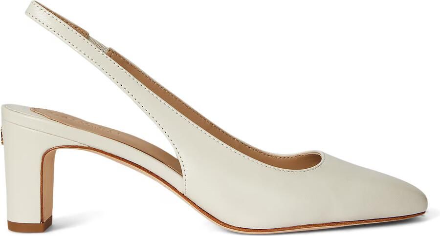 Lauren Ralph Lauren Slingback pumps van echt leer - Foto 3