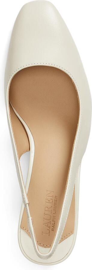 Lauren Ralph Lauren Slingback pumps van echt leer - Foto 6