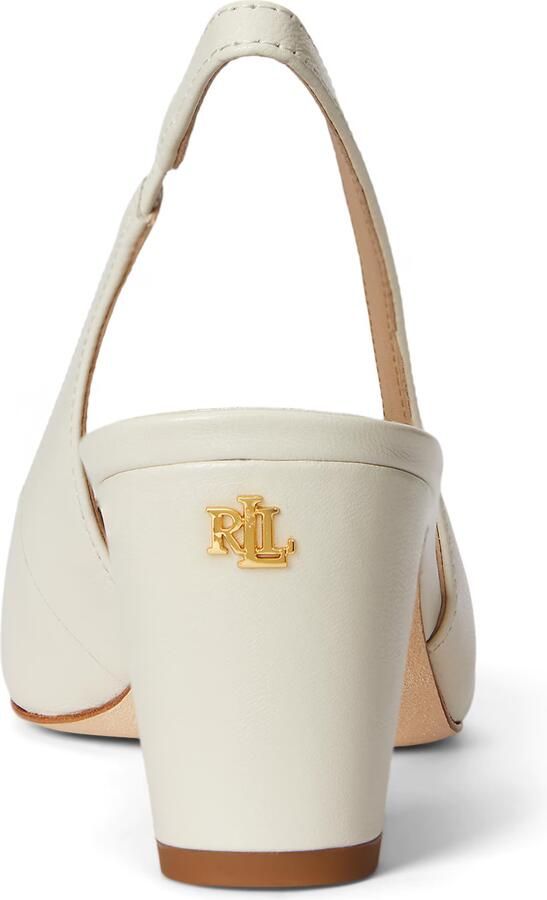 Lauren Ralph Lauren Slingback pumps van echt leer - Foto 5