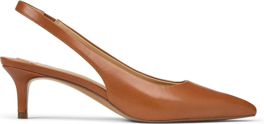 Lauren Ralph Lauren Pumps van leer met naaldhak model 'LOLAH II'