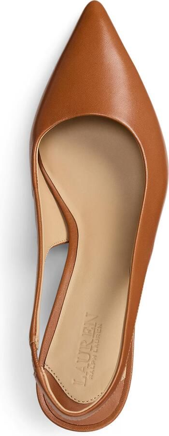 Lauren Ralph Lauren Pumps van leer met naaldhak model 'LOLAH II' - Foto 5
