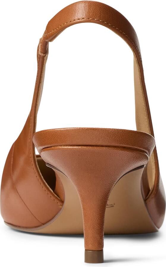 Lauren Ralph Lauren Pumps van leer met naaldhak model 'LOLAH II' - Foto 4