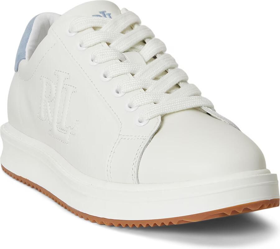 Lauren Ralph Lauren Sneakers van echt leer met gestikt logo