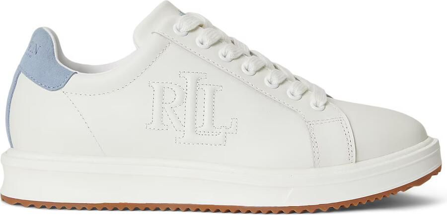 Lauren Ralph Lauren Sneakers van echt leer met gestikt logo - Foto 3